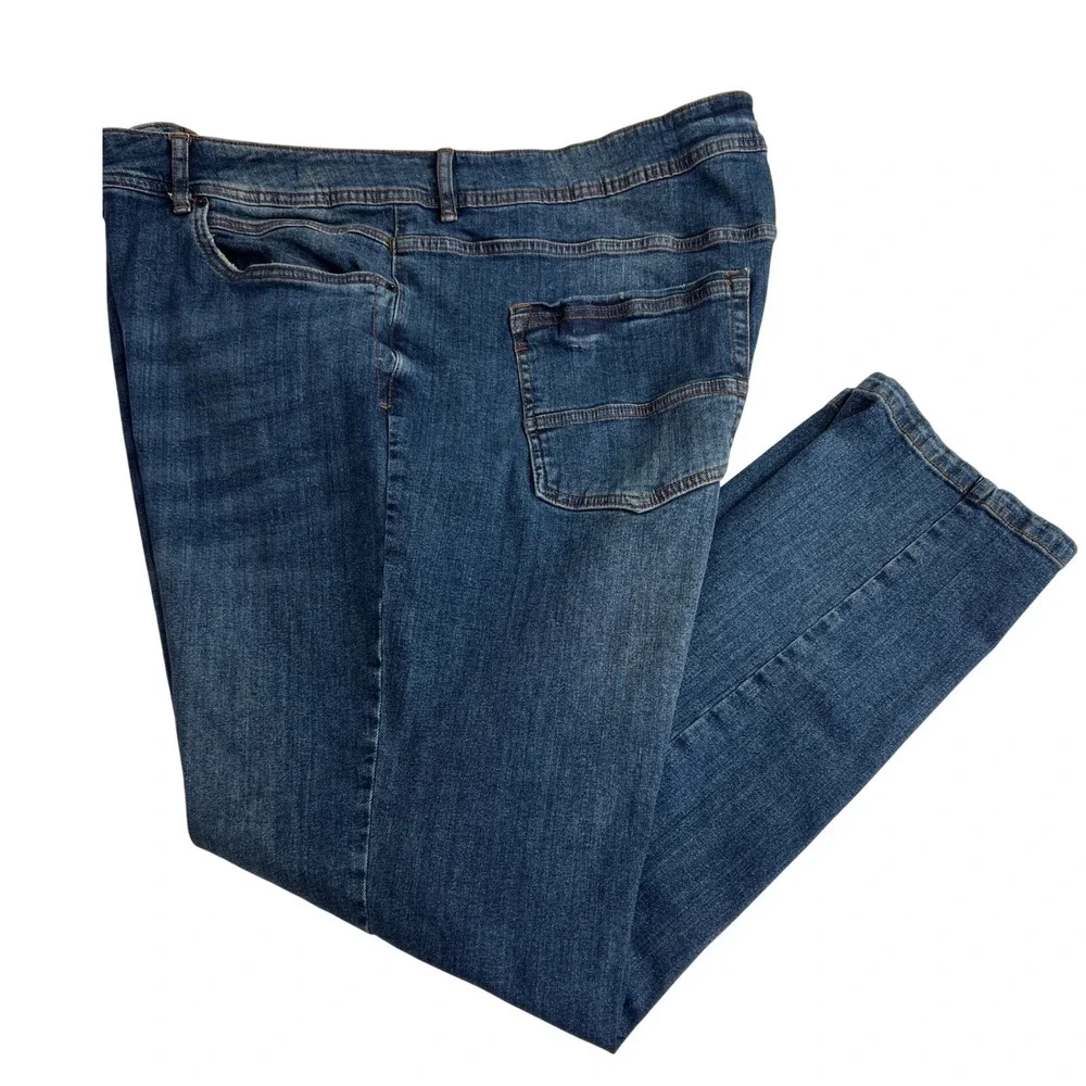 Kenneth Cole Jean Men 44x32 Blue BCI Better Cotton Initiative Straight Denim PA3